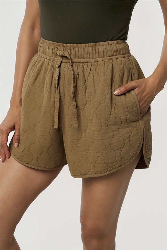 Poppy Khadi Quilted Shorts