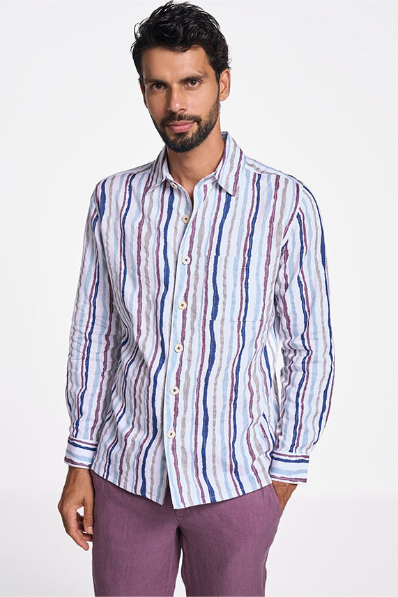 Alto Khadi Shirt Constellation Stripe S