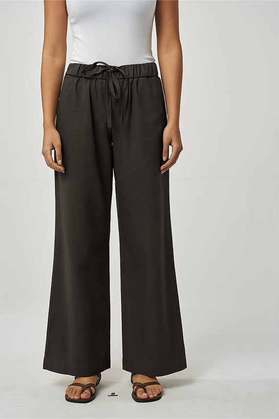 Nicky Khadi Safari Pants Faded Black