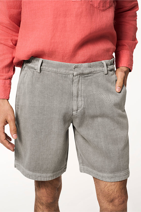 Del Sol Khadi Chino Shorts Charcoal S