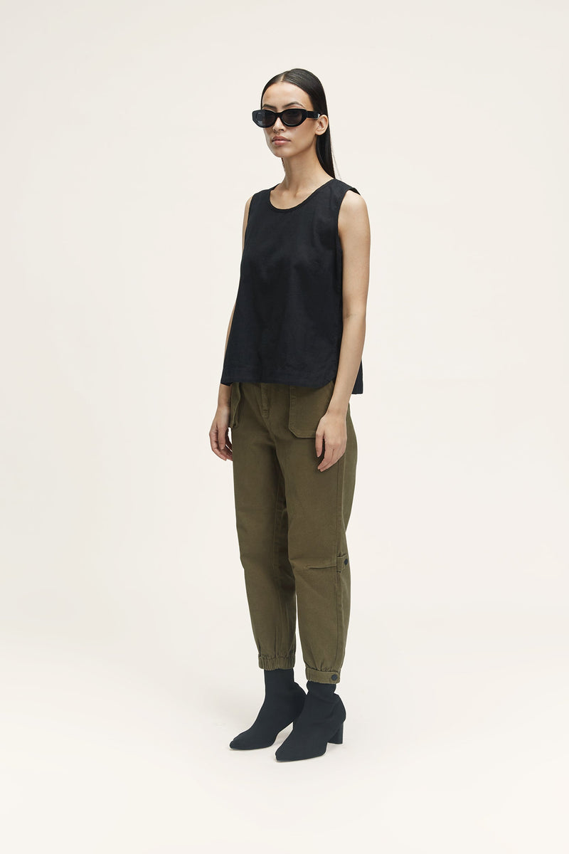 Vesta (Khadi) Black