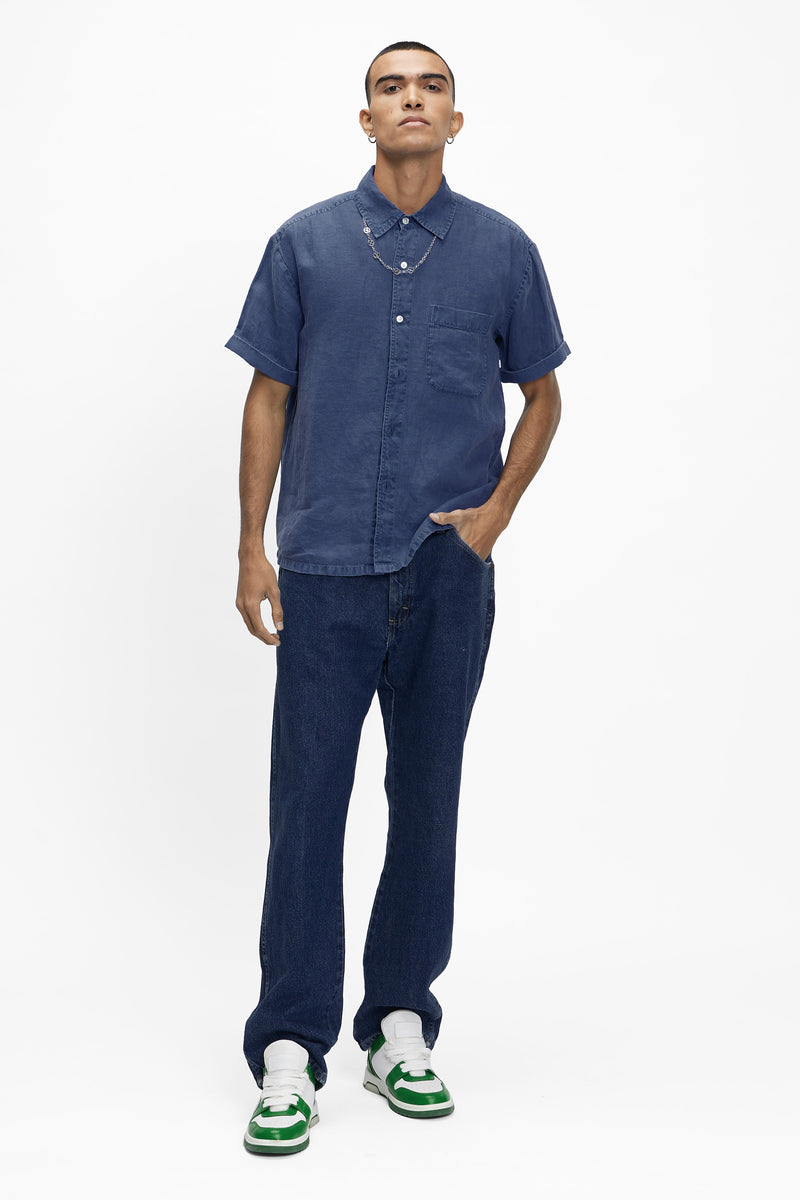 Coast Linen Shirt Twilight Blue S