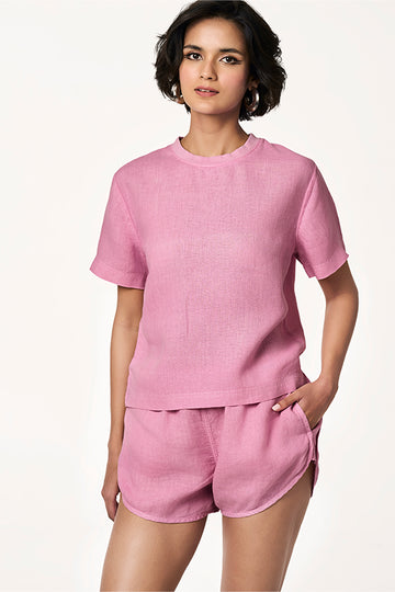 Cela Linen Candy Pink XS