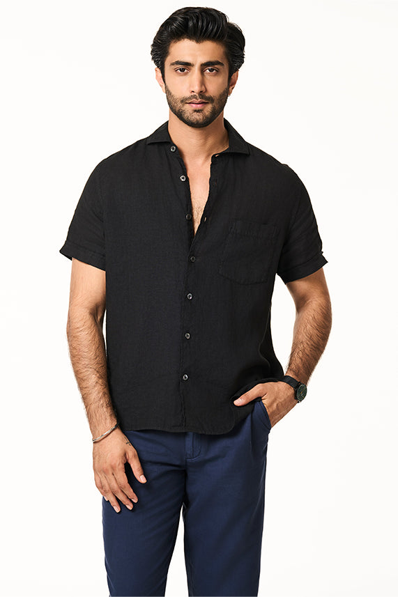 Flint Linen Collar Shirt