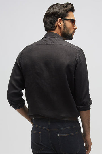 Quai (100% Linen) Black