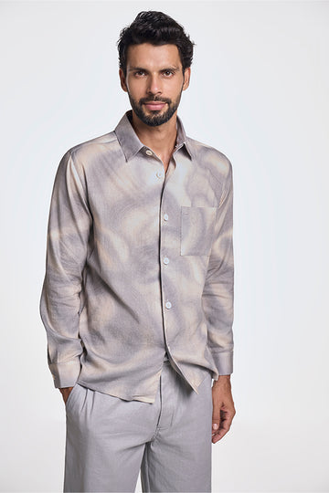 Alto Khadi Shirt Aged Walnut Grey S