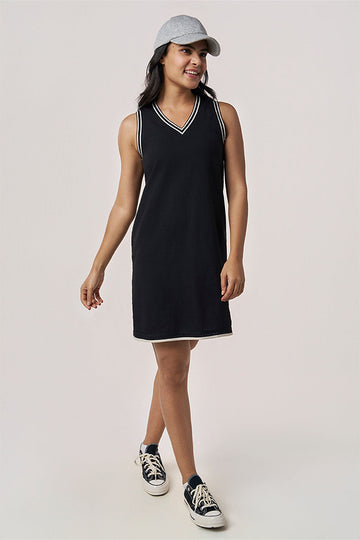 Steffi Khadi Dress Black XXS