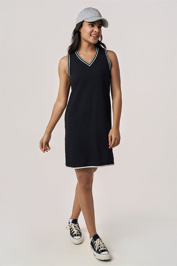 Steffi Khadi Dress Black XXS