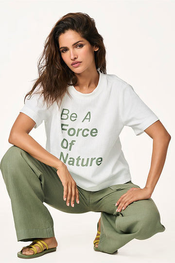 Cela Logo Tee Be A Force Of Nature XS