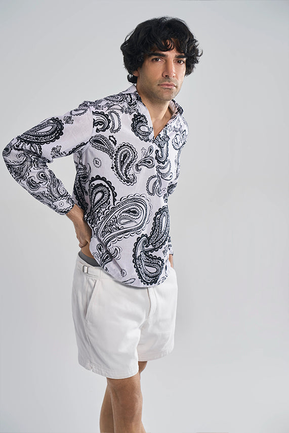 Glen - Khadi Pop over shirt