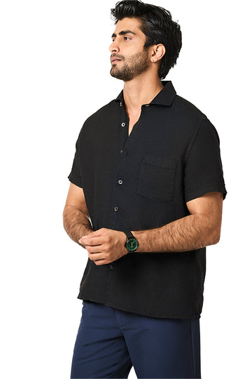 Flint Linen Collar Shirt