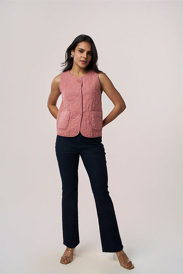 Cardi Khadi Gilet