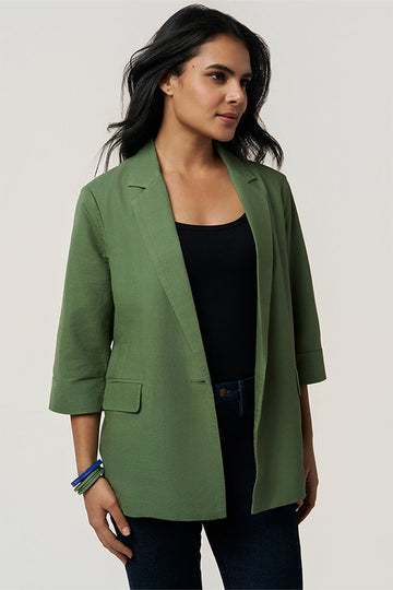 Sasha Khadi Safari Blazer