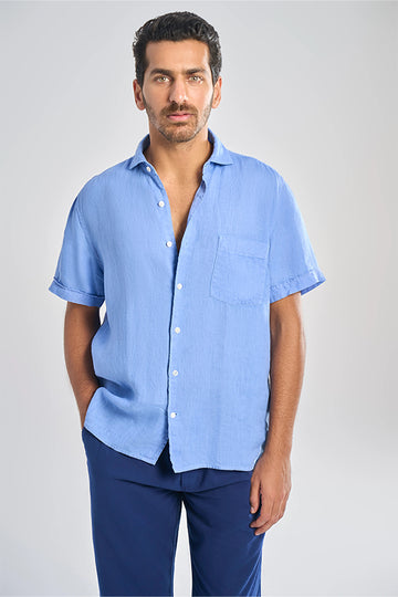 Flint Linen Collar Shirt