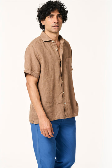 Flint Linen Collar Shirt