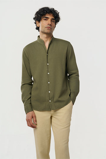 Mason Khadi Shirt Khakhi XS