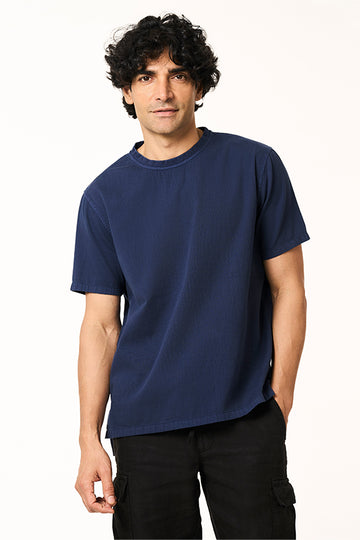 Pico Lite Khadi T Shirt Sunset Navy S