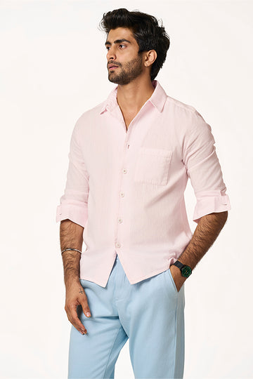 Alto Lite Khadi Sporty Shirt Sunrise Pink S