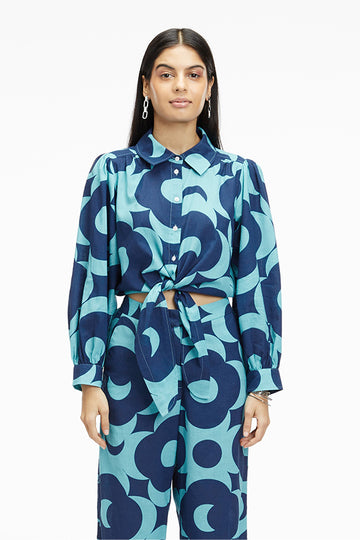 Nitsa (khadi) Moonglow Blue XS