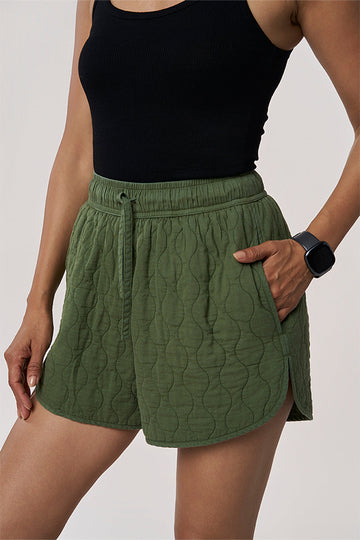 Poppy Khadi Quilted Shorts