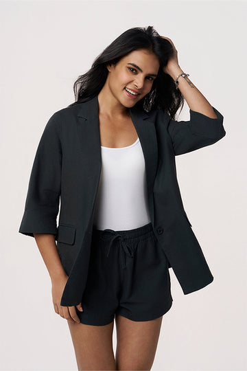 Sasha Khadi Safari Blazer