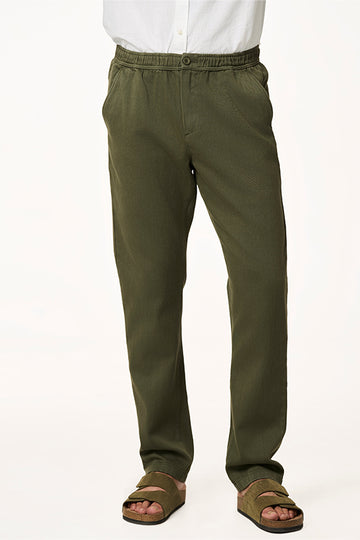 Laguna Khadi Denim Jogger Moss S