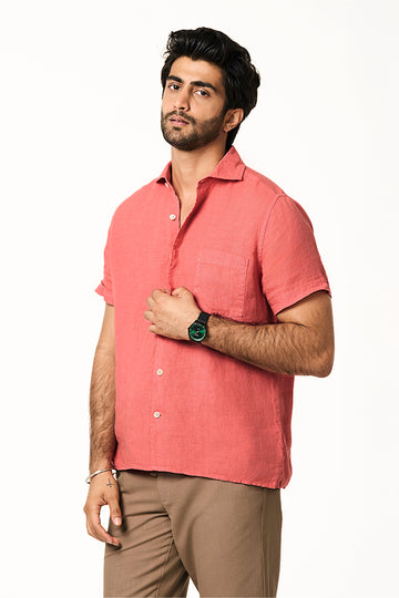 Flint Linen Collar Shirt