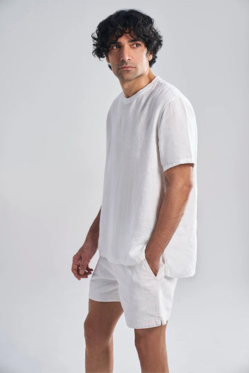 Pico (100% Linen) White M