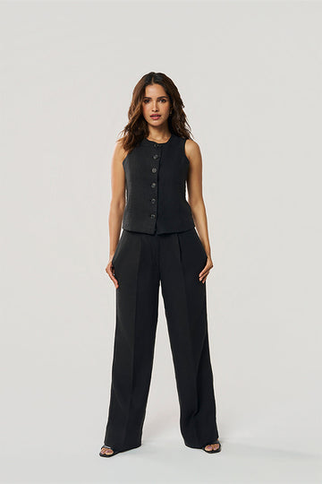 Ashley - Linen Vest