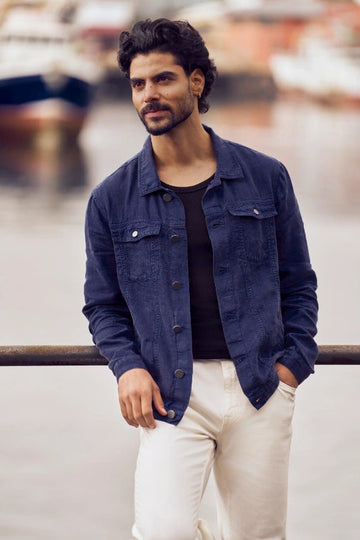 Diego Linen shacket