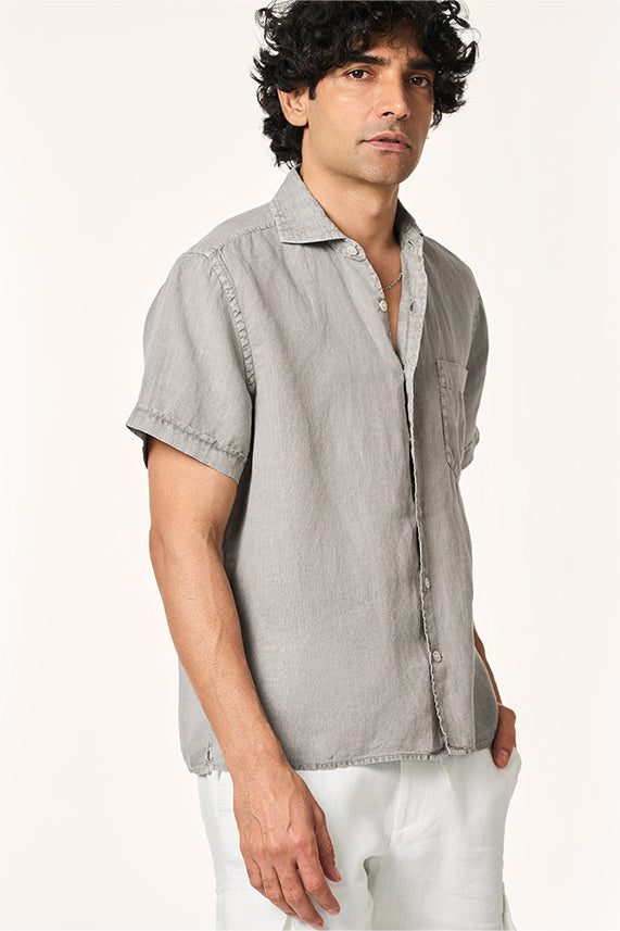 Flint Linen Collar Shirt