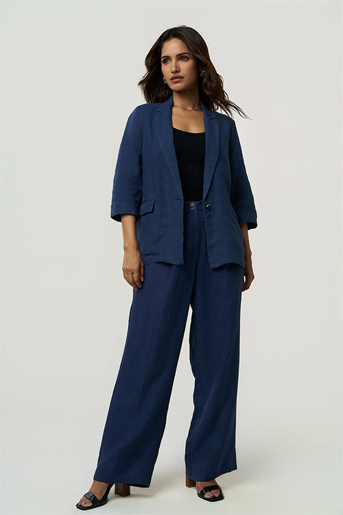 Sasha Linen Blazer