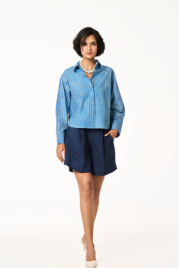 Roxy Marine Art Stripe Ice Blue XXS