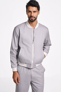 Berghain Aged Silver Men's Resort Fit Khadi Jacket