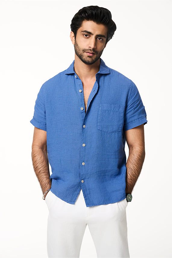 Flint Linen Collar Shirt