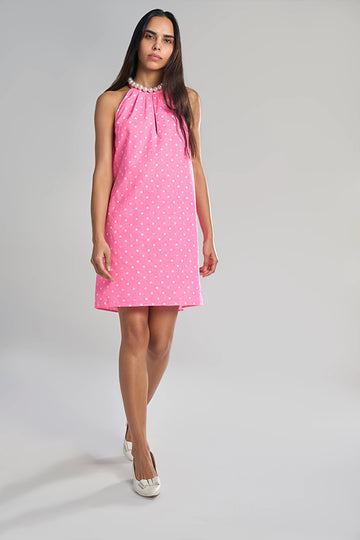 Saba (Khadi) Lunar Polka Aurora Bubblegum Pink XS
