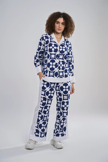 Jolo (Khadi) Crescent Bloom Blue XS