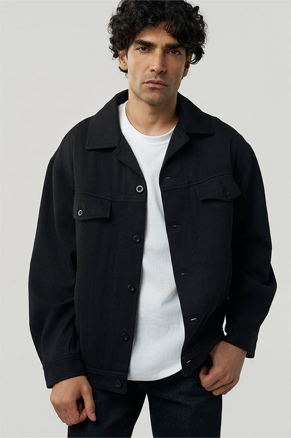Lynx Denim Khadi Jacket Black XS