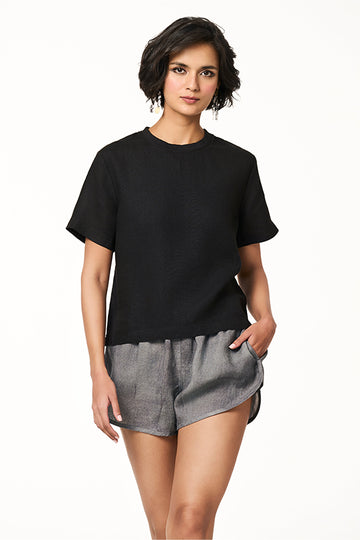 Cela Linen Black XS