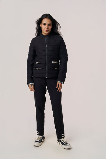 Black Khadi Jacket & Pant