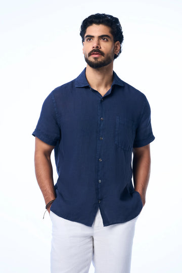 Flint Linen Collar Shirt