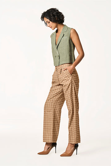 Kira Linen Matcha XXS