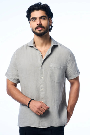 Flint Linen Collar Shirt