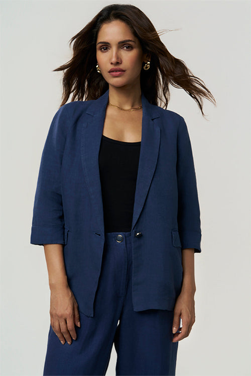 Sasha Linen Blazer