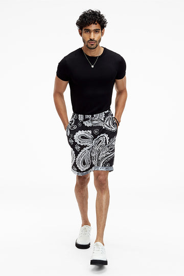 Laroc (Khadi) Noir Paisley S