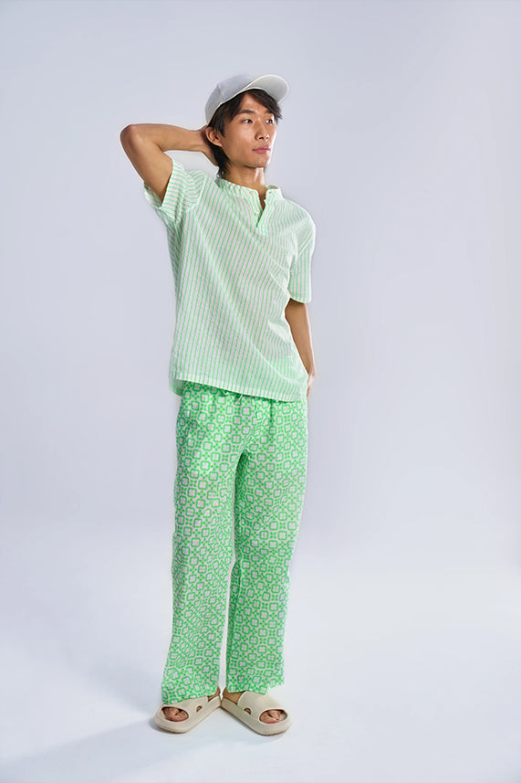 Tao (Khadi) Comet Check Aurora Lime Green S