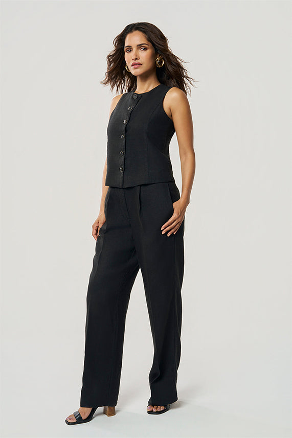 Ashley - Linen Vest