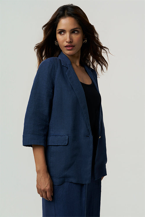 Sasha Linen Blazer