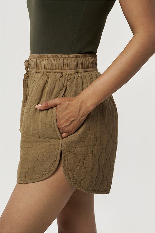 Poppy Khadi Quilted Shorts