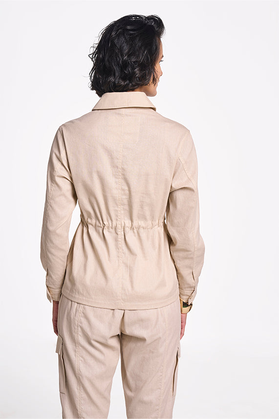 Alya - Women Jacket Pale Gold XS